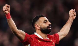 محمد صلاح يسجل هدف ليفربول الثاني في شباك أستون فيلا