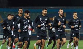 منتخب مصر يخوض تدريبه باستاد الدفاع استعدادا لمباراة بتسوانا