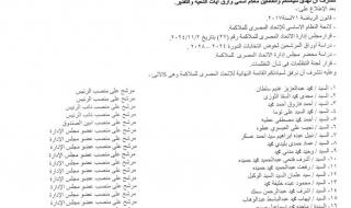 تعرف على قائمة المرشحين لانتخابات الملاكمة والمستبعدين