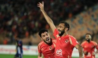 بيرسي تاو وكهربا والشحات فى هجوم الأهلي أمام البنك بالدوري