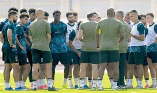 جوميز يودع لاعبي الزمالك في التدريب قبل الرحيل إلى السعودية