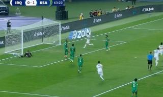 الرد يأتي سريعا، منتخب العراق يسجل هدف التعادل في مرمى السعودية (فيديو)