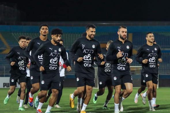 منتخب مصر يخوض تدريب باستاد الدفاع استعدادا لمباراة بتسوانا