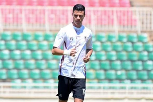 محمد شحاتة يواصل التأهيل على هامش مران الزمالك