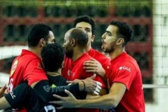 الأهلى يهزم الترسانة 3 - 0 فى دورى الكرة الطائرة رجال